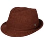 Chapeau en Laine Shetland Wool Trilby by Lierys rouille