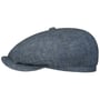 Casquette Hatteras Inspection Tag by Stetson bleu-moucheté