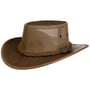 Chapeau en Cuir Brandon Mesh Crown by Scippis marron