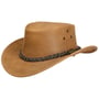 Chapeau en Cuir Wigan by Scippis cognac