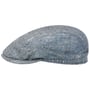 Casquette Tweed Herringbone Driver by Stetson bleu