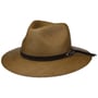 Chapeau Panama Leasco Traveller by Stetson marron foncé