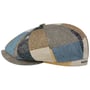 Casquette Hatteras Fresh Patchwork by Stetson bleu-beige