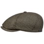 Casquette Silk Houndstooth by Stetson vert foncé