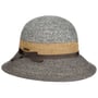 Chapeau pour Femme Contrast Brim Toyo by Stetson gris-moucheté