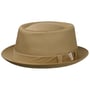 Chapeau en Tissu Cotton Pork Pie by Stetson khaki