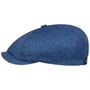 Casquette en Lin Hatteras Pandico by Stetson bleu-blanc