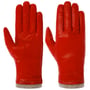 Gants en Cuir avec Cachemire Jumia by Caridei rouge