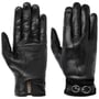 Gants en Cuir Laravella by Caridei noir