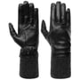 Gants en Cuir avec Cachemire Canvalo by Caridei noir