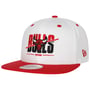 Casquette 9Fifty White Crown Bulls by New Era blanc-rouge