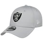 Casquette 9Forty Raiders Side Patch by New Era gris clair