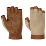 Gants Nappa & Knit by Stetson beige-marron