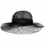 Chapeau en Paille Sinamay Wavy Brim by Seeberger noir