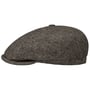 Casquette Brooklin Classic Herringbone by Stetson marron foncé