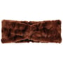 Bandeau Fake Fur by Gebeana marron