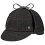 Casquette Deerstalker Check by Lierys noir-gris