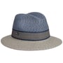Chapeau en Paille Cardello Traveller by Lipodo gris-bleu