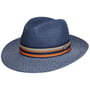 Chapeau en Paille Corinaldo Bogart by Lipodo bleu foncé