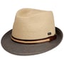 Chapeau en Paille Montenovo Trilby by Lipodo beige-bleu