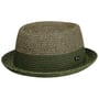Chapeau en Paille Ennario Pork Pie by Lipodo vert