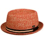 Chapeau en Paille Carignano Pork Pie by Lipodo roughe-moucheté
