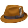 Chapeau en Laine Levamo Trilby by Stetson cognac