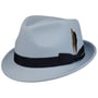 Chapeau en Laine Levamo Trilby by Stetson bleu clair