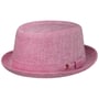 Chapeau Herringbone Pork Pie by Alfonso D’Este pink
