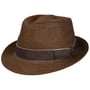 Chapeau en Chanvre Uni Trilby by Lierys marron