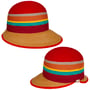 Chapeau Regency en Chanvre Multicolour by bedacht multicolore
