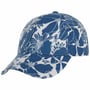 Casquette Twotone Flower Print by Lipodo bleu-blanc