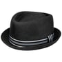 Chapeau en Tissu Light Summer Pork Pie by Lipodo noir
