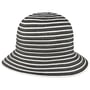 Chapeau en Paille Twotone Braids by Lipodo noir