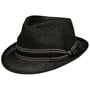 Chapeau en Paille Montreal Trilby by Lipodo noir