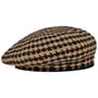 Béret Basque en Laine Houndstooth by Barascon beige-noir