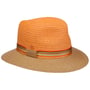 Chapeau en Paille Nane Twotone Traveller by Mayser orange