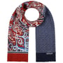 Écharpe en Laine Four Colours Paisley by Stetson bleu foncé-noir