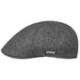 Casquette Texas Fine Herringbone by Stetson anthracite-gris