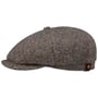 Casquette Hatteras Harris Tweed Herring by Stetson anthracite-beige