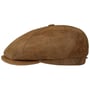 Casquette 6 Panel Vintage Pigskin by Stetson marron