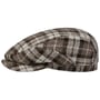 Casquette Undyed Harris Tweed Driver by Stetson marron foncé