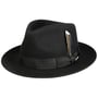 Chapeau en Laine Rosedale Fedora by Stetson noir