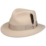 Chapeau en Laine Bradner Traveller by Stetson blanc crème
