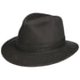 Chapeau en Tissu Herringbone Traveller by Stetson anthracite