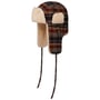 Chapka Checked Bomber by Stetson rouille-bleu
