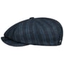 Casquette Tonsberg Wool Stripes by Lierys bleu foncé