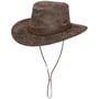 Chapeau en Cuir Pigskin Western by Stetson marron