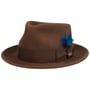 Chapeau Hartlin LiteFelt Fedora by JJ Hats marron