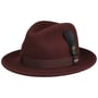 Chapeau Lormont LiteFelt Fedora by JJ Hats bordeaux